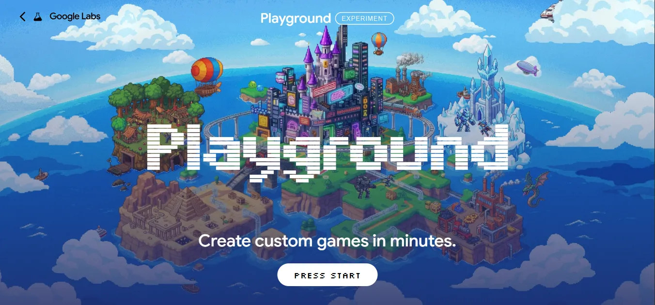 Google Playground: creá videojuegos con IA usando solo un prompt