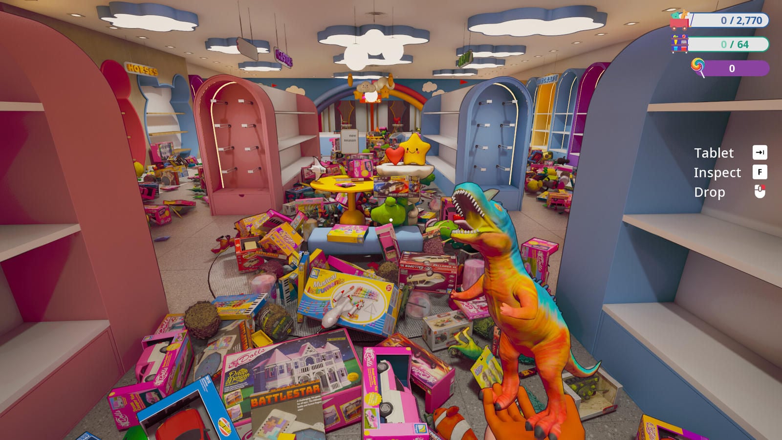 最大4人協力・おもちゃ整頓ゲーム『Put Your Toys Away Together!』発表。散らかりまくりな「2万個のおもちゃ」を元通りに、遊んだ覚えはないけど