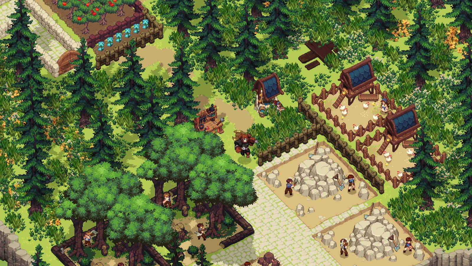 最大8人協力“ピクセル冒険“ARPG『ディムレイス』、Steam同接1万人超えの好発進。エルフやミノタウロスにもなれるファンタジー生活は、戦って食って寝て恋する全部盛り