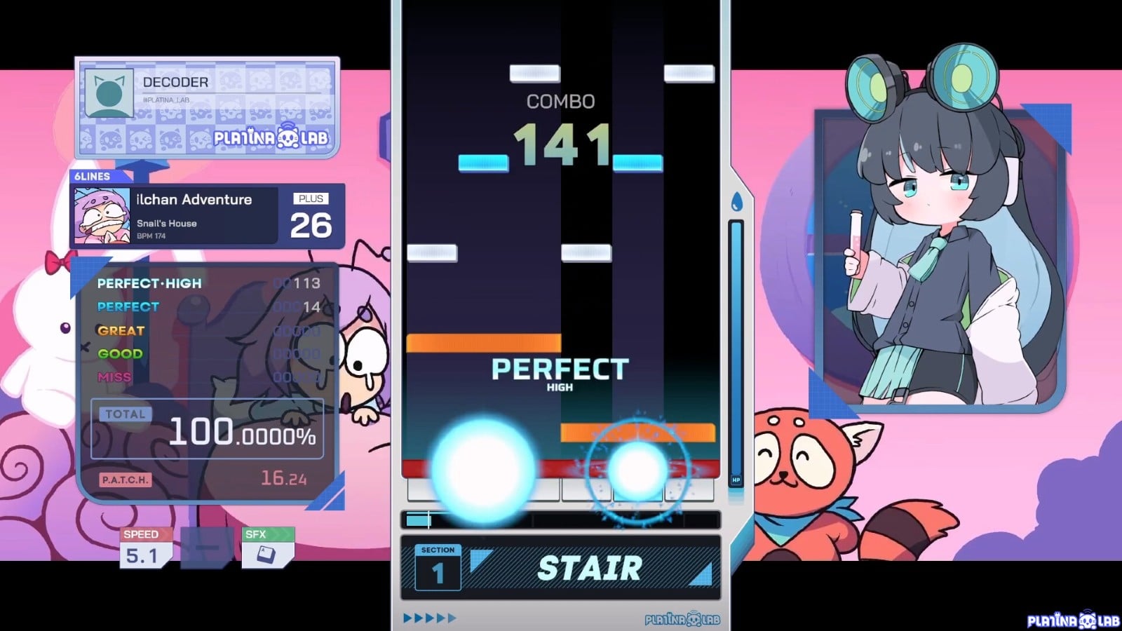 Steamもちもち美少女リズムゲーム『PLATiNA :: LAB』9月10日に正式リリースへ。定価は1000円お安くなる、けど今買えば“約2500円相当”DLCが無料で付く