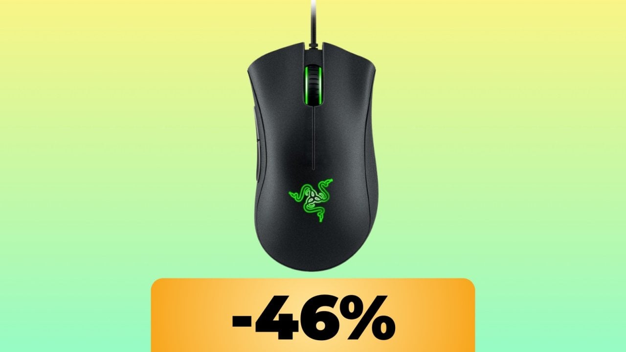 Il mouse da gaming Razer DeathAdder Essential è in offerta su Amazon ad un prezzo scontatissimo