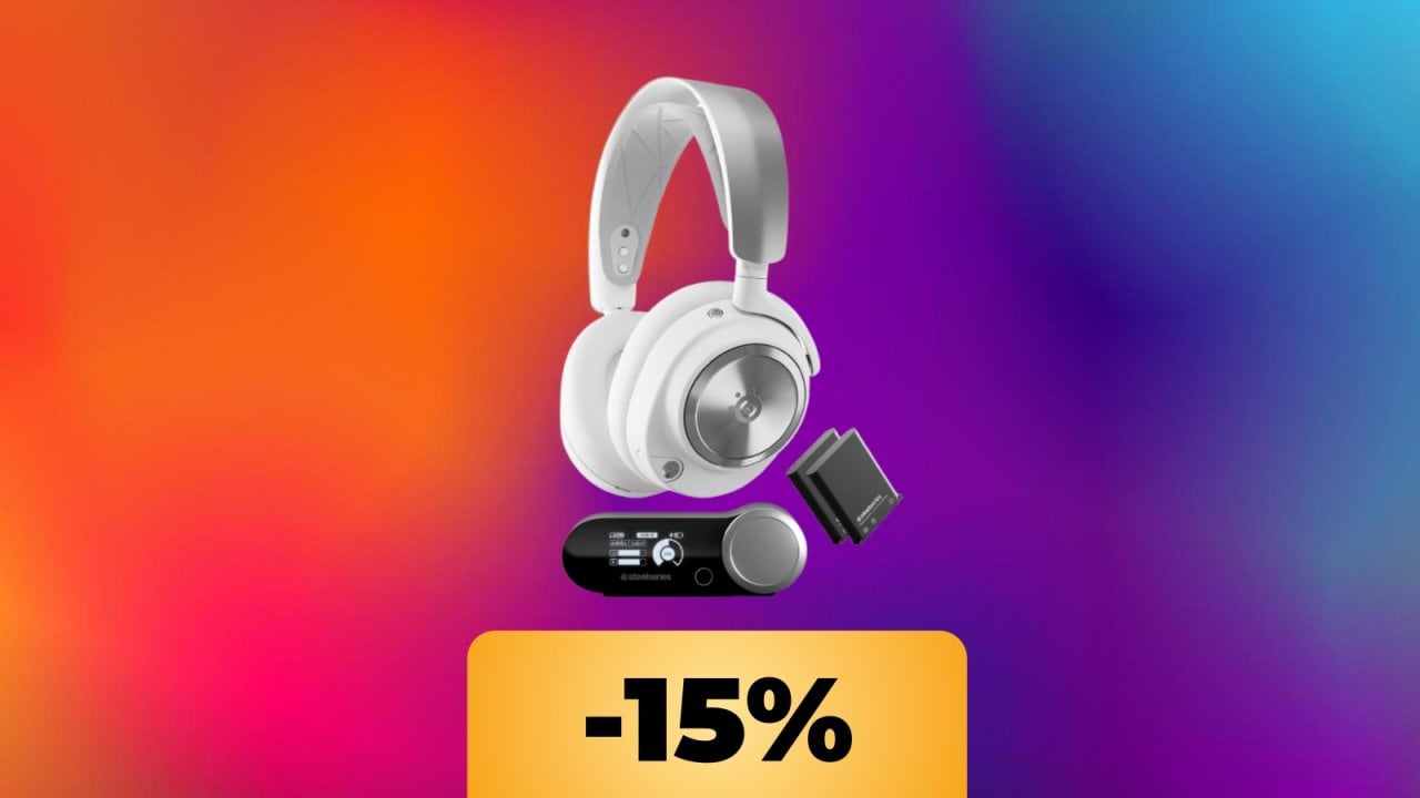 Le cuffie SteelSeries Arctis Nova Pro da gaming sono in promo su Amazon al loro minimo storico
