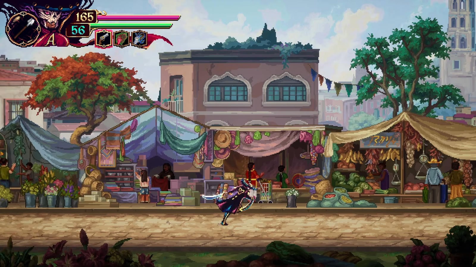 死神探偵メトロイドヴァニア『Mariachi Legends』来年4月27日発売へ。昼夜が入れ替わる美麗ドット世界で犯罪者狩り＆料理まで作るメキシカン活劇