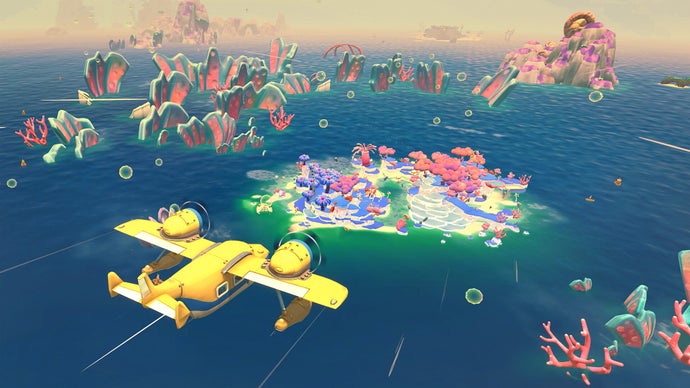 Take to the skies in a Porco Rosso-esque seaplane and search for your missing uncle while you help rebuild an archipelago in Lou's Lagoon, out today