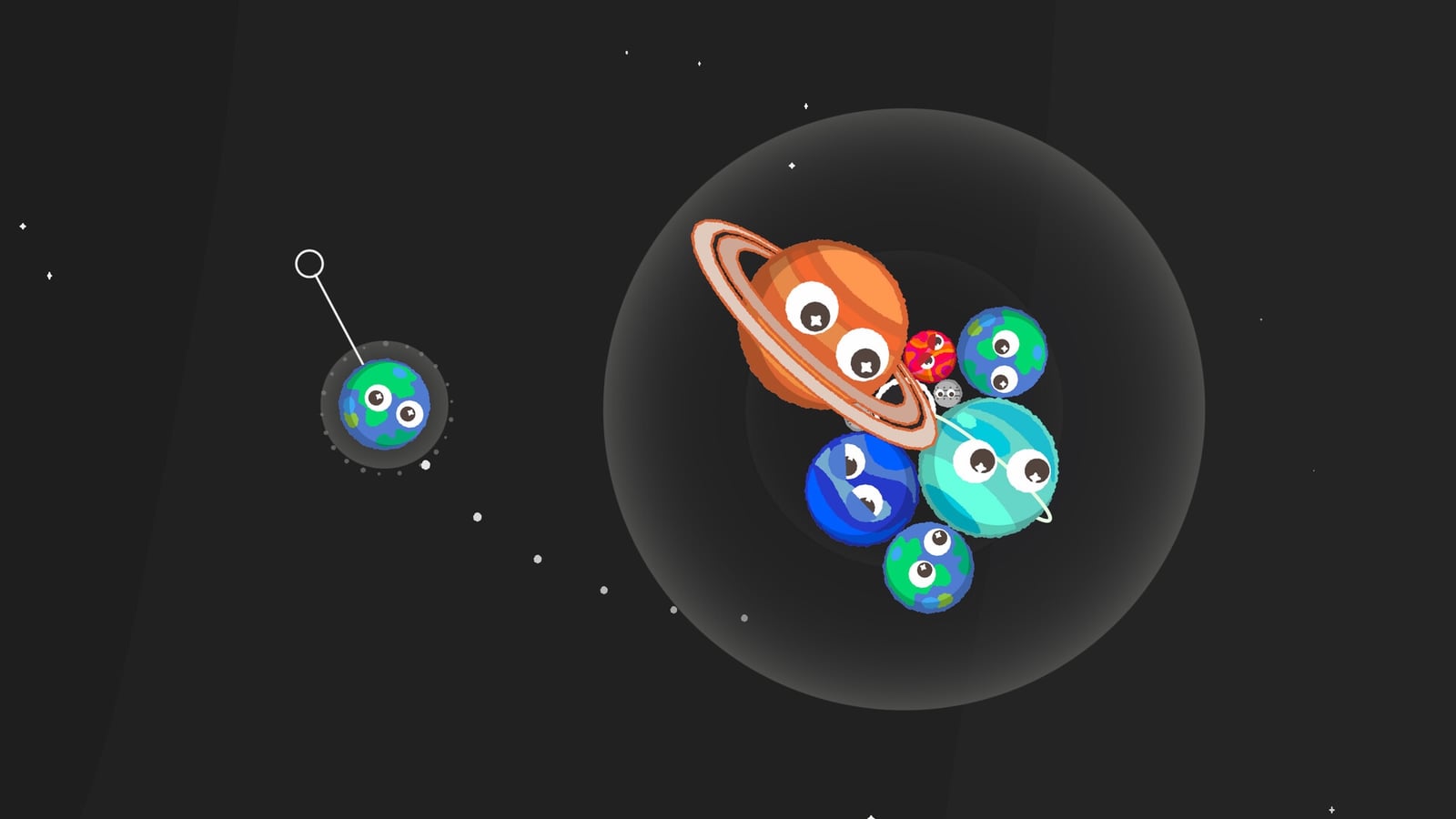 惑星を「投げて合体」重力パズル『Sputnika Game』Steamにて今ならまだ無料、9月23日に有料化へ。「非常に好評」なゲーム