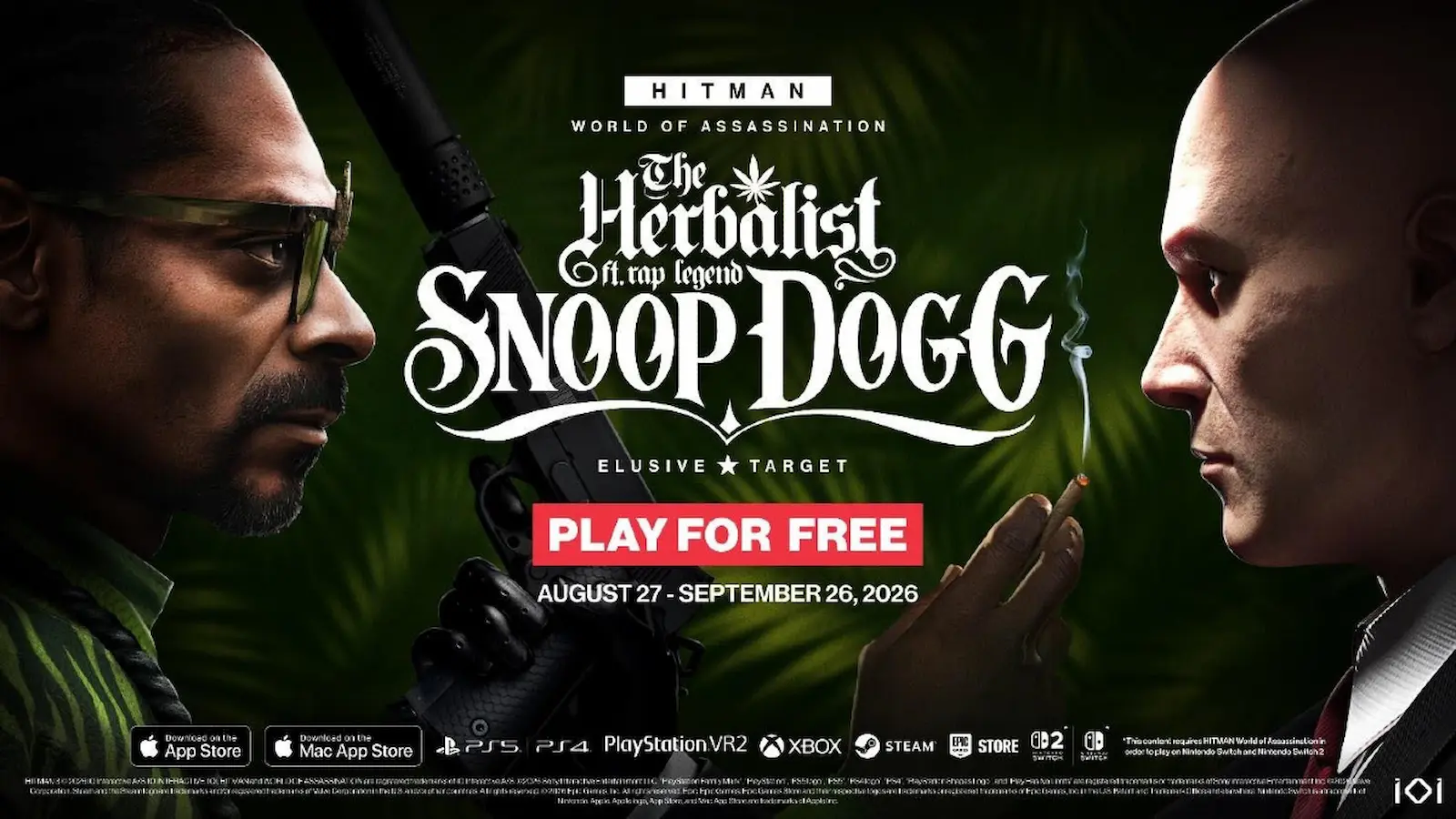 Hitman WoA: Snoop Dogg llegará gratis como nuevo objetivo