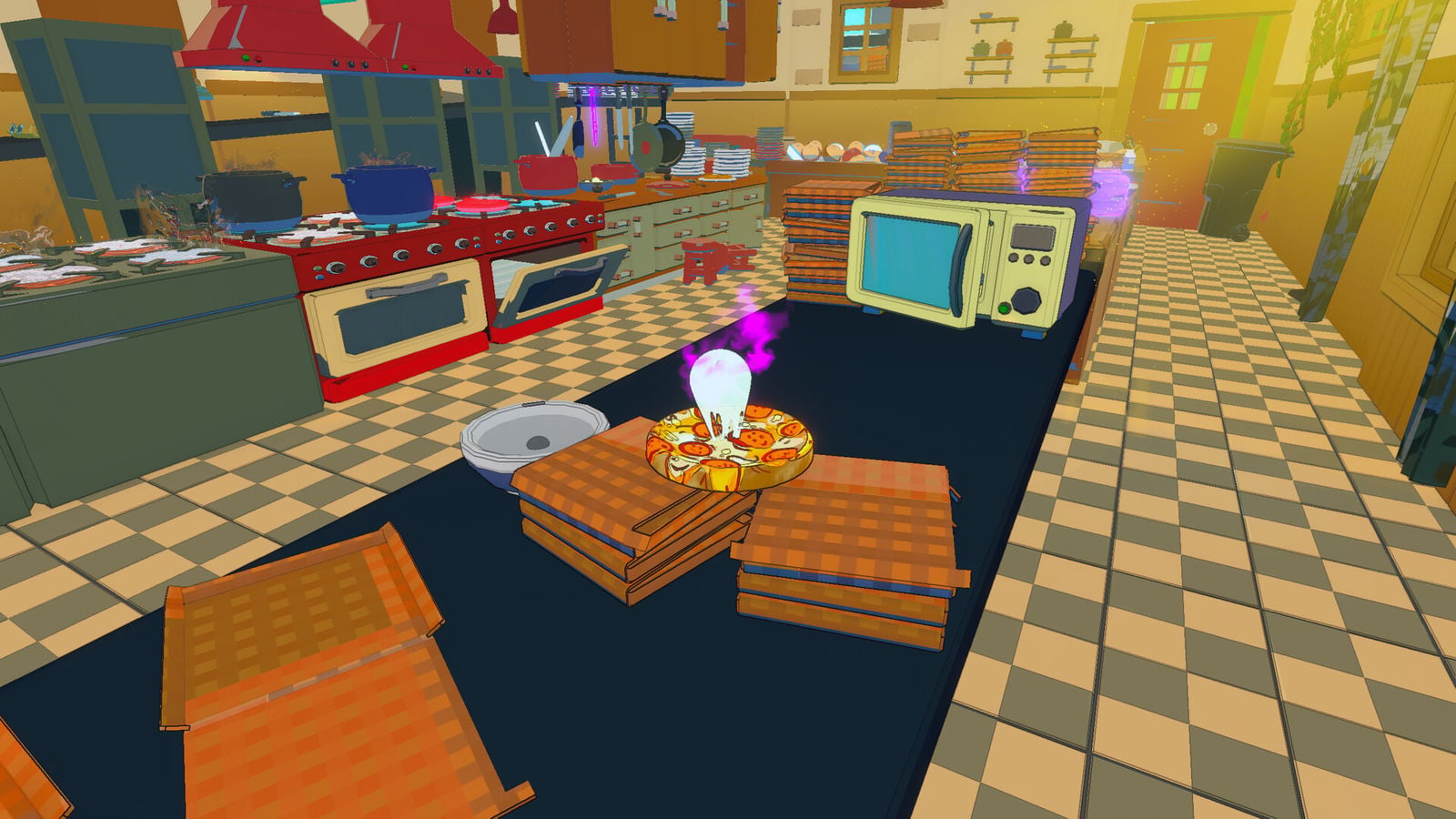 2人協力「一心同体ピザ」アクション『Doughn’t Panic!』発表。ジャンプも回避も共同作業、人間世界を“ちっちゃなピザ”が大冒険