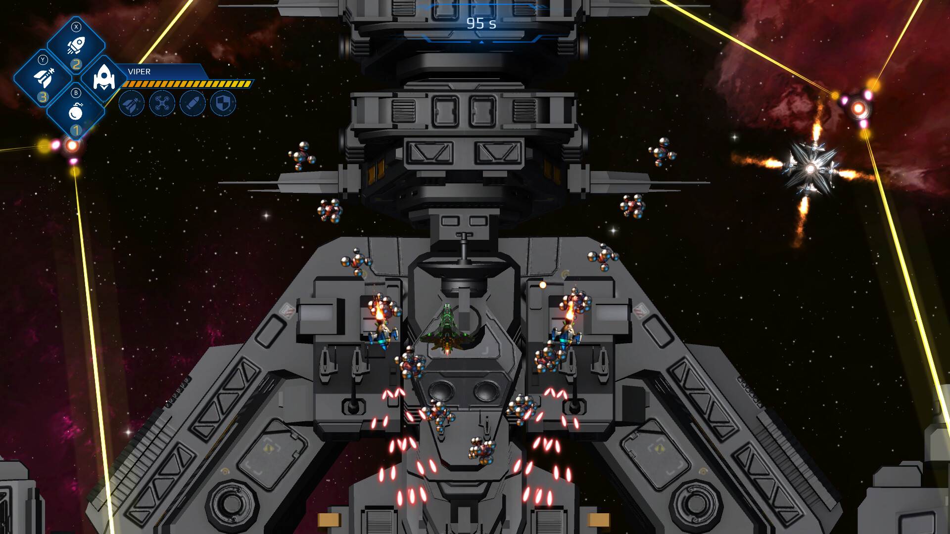 Steamで昨日まで「100%好評」だった縦STG『X-Force Under Attack』10月30日に販売終了へ。今だけ140円、販売終了に抵抗する悲しみの低評価1件