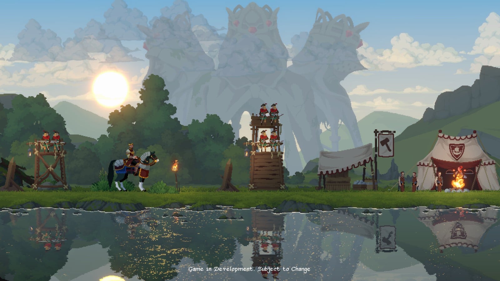 王国駆け回り防衛シミュレーション『Kingdom III: Rising Realms』発表。魔物から国を守る王となる、好評ミニマルSLGシリーズ最新作