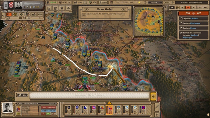 You don't just paint the map your colour in new WW2 RTS Battleplan, you redraw the frontline with a pencil and hope your troops do the rest