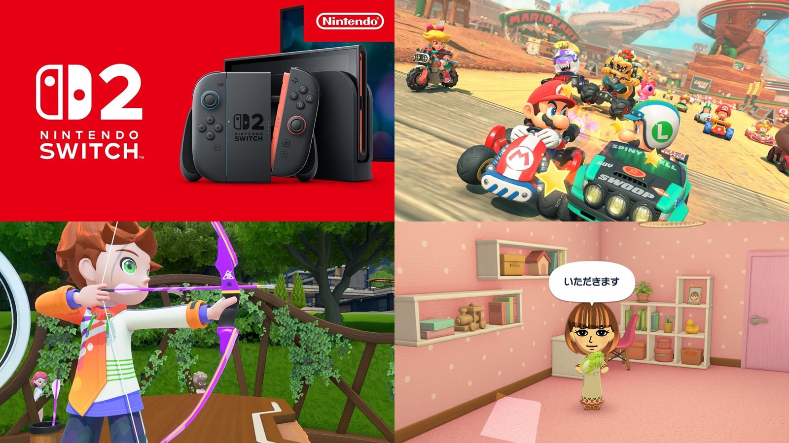 『Nintendo Switch 2（日本語・国内専用） 選べるソフト セット』発表。Switch 2本体と人気タイトルが“最大5000円”ぐらいお得に買える