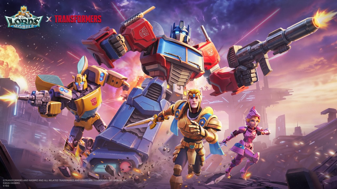 Lords Mobile, al via la collaborazione con Transformers: Optimus Prime e Megatron arrivano nei Regni di Athena