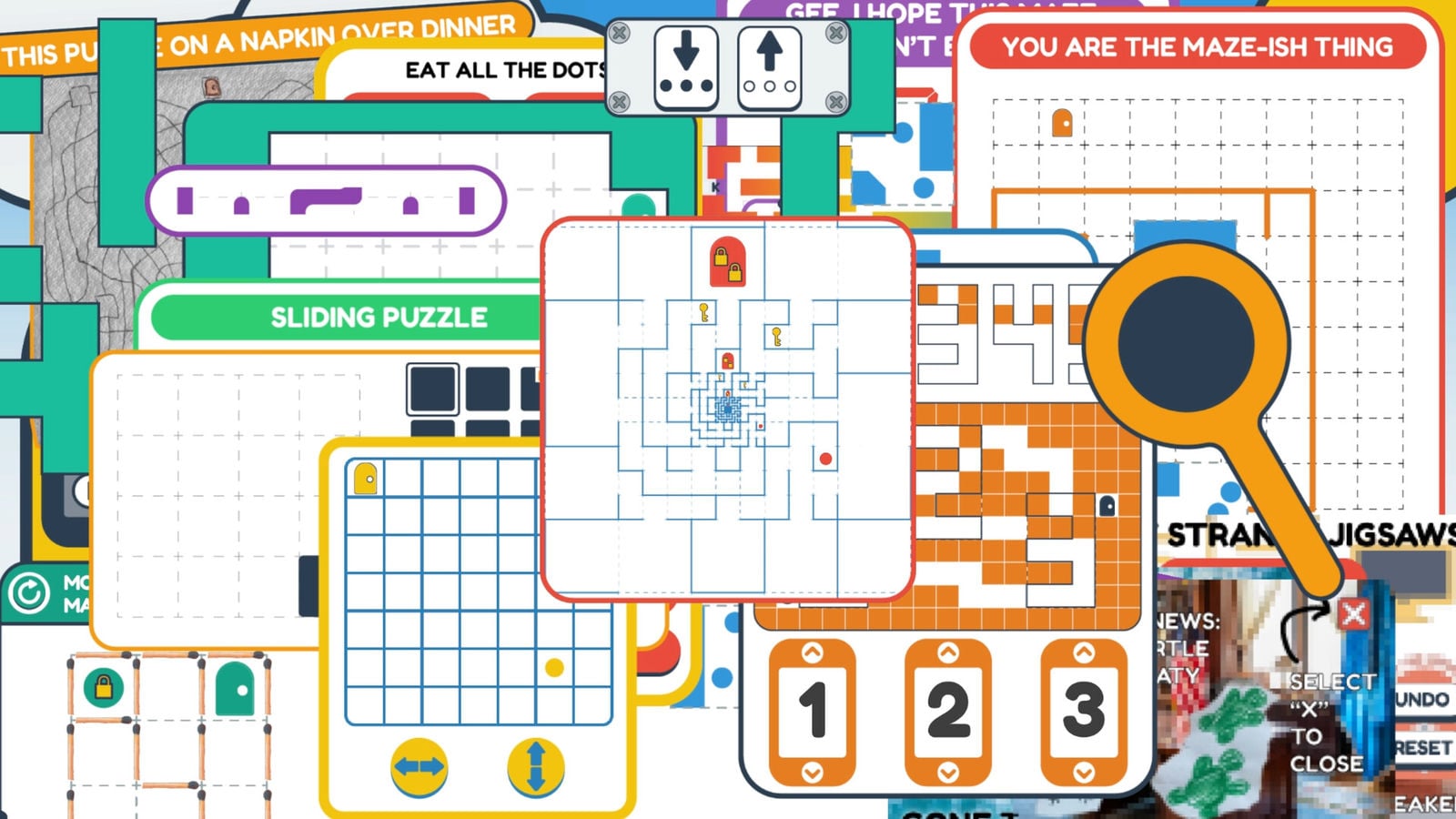 Steam無料“ミニ迷路ごった煮”パズル『20 More, Somehow Even Smaller, Mazes』、「好評率99％」で人気爆発。20の盤面にひねり満載、「圧倒的に好評」パズル作者が手がける