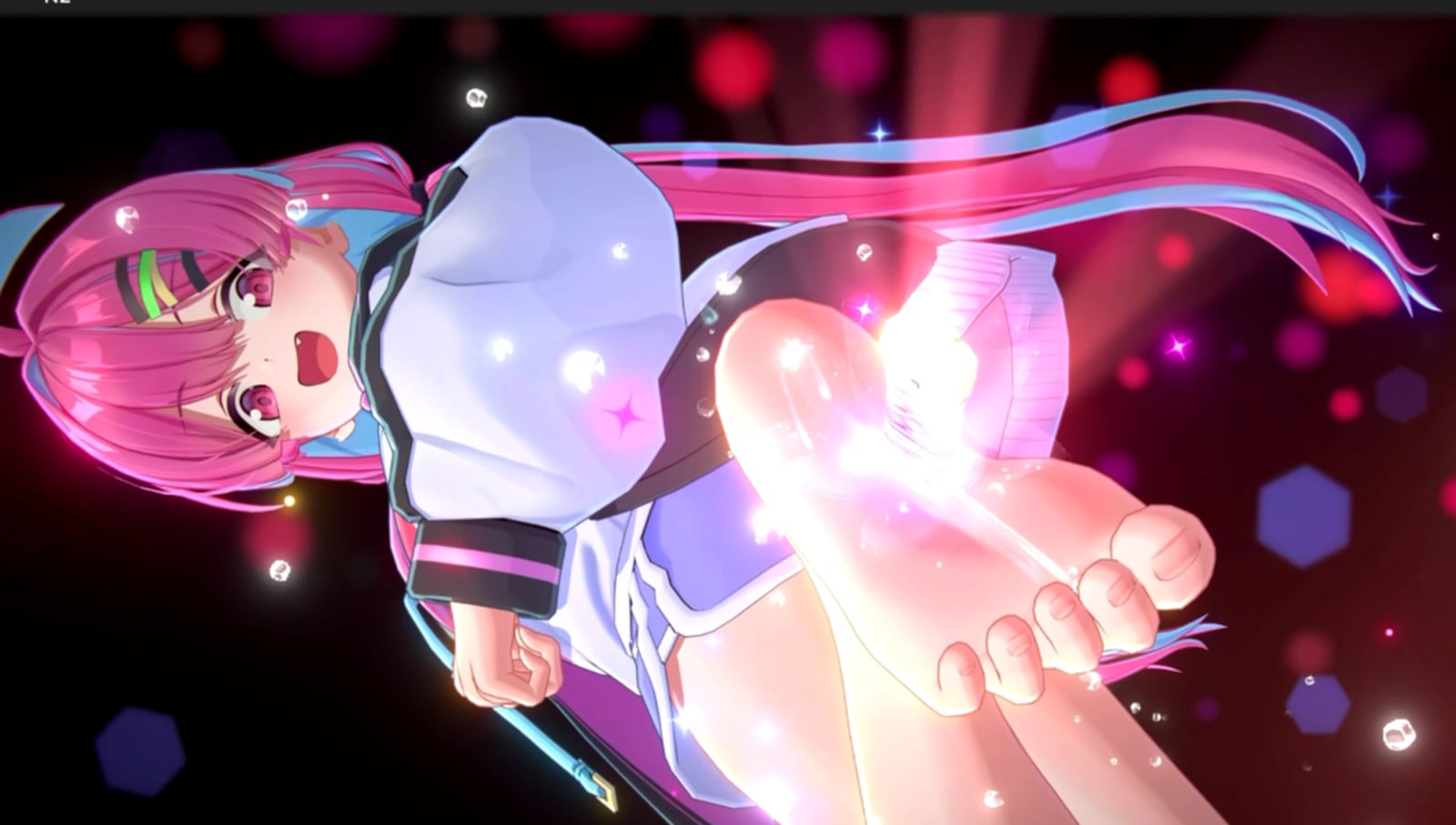 基本プレイ無料美少女RPG『パールインブルー』では必殺武器が“太もも”や“足裏”から出る。我々はそれを見守る